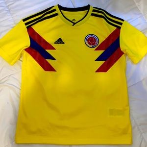 Colombian soccer jersey, worn once